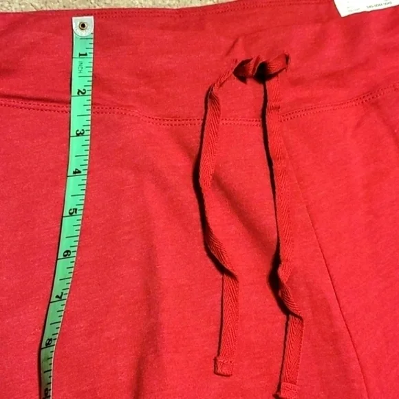 st John's Bay French Terry Capri Pants - Picture 7 of 10